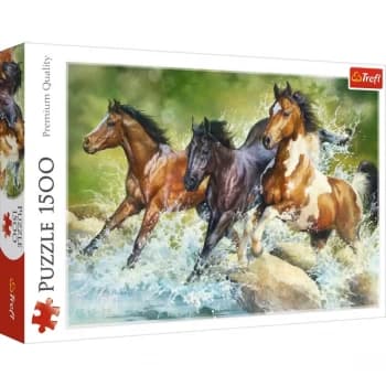 Trefl Three Wild Horses Jigsaw - 1500 Piece