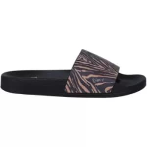 Biba Printed Slides Womens - Black