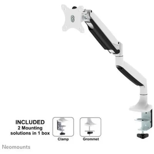 Neomounts NM-D750WHITE 1x Monitor desk mount 25,4cm (10) - 81,3cm (32) Tiltable, Swivelling