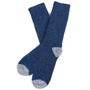 Barbour Mens Houghton Sock Navy/Grey Medium