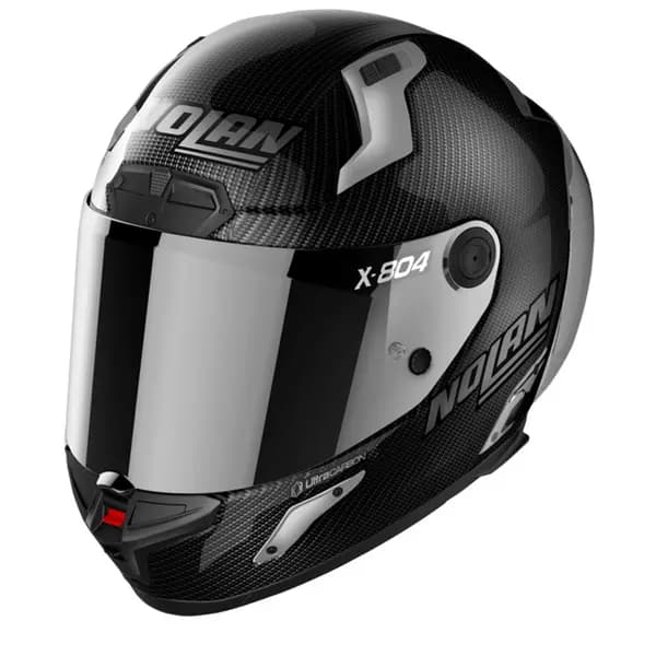 Nolan X-804 RS Ultra Carbon Silver Edition 004 Full Face Helmet Size 2XL