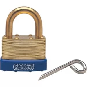 46X25MM Laminated Brass 4 No Combination Padlock