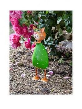 Smart Solar Spangle Cat Garden Ornament