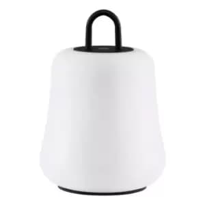 Durham Outdoor Portable Lamp Black Aluminium LED 2W 210Lm 3000K 3,7 Volt IP54 Switched / usb Wire - Merano