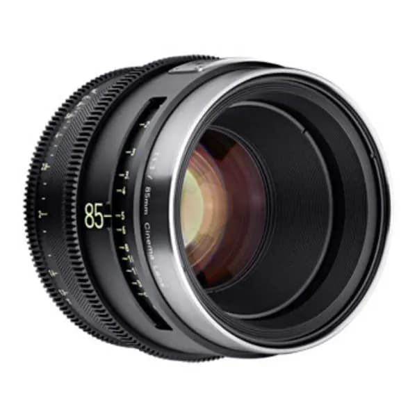 Samyang Premium short-telephoto cine prime lens with fast T1.3 aperture full-frame coverage and outstanding resolution for 8K+ cinematography - PL Mou