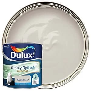 Dulux Simply Refresh One Coat Pebble Shore Matt Emulsion Paint 2.5L