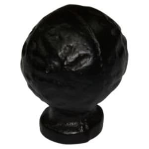 BQ Black Iron Effect Round Furniture Knob Pack of 1