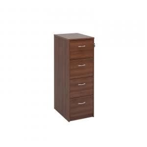 4 Draw Filing Cabinet Walnut