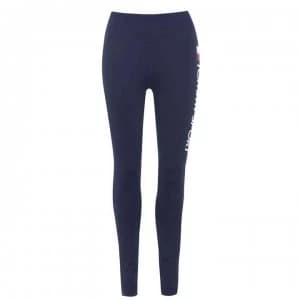 Tommy Sport High Waisted Leggings - Sport Navy