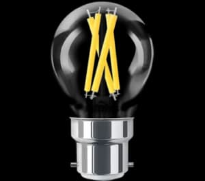 Philips Master Glass 5.9-60W Dimtone LED Golf B22 Very Warm White - 929003014282