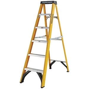 Youngman S400 6 Tread Fibreglass Stepladder
