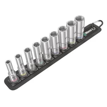 Wera Belt B Deep 1 05004545001 Allen Bit set 9 Piece 3/8