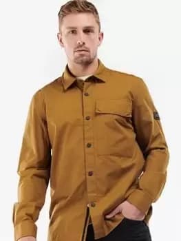 Barbour International Battery Overshirt, Brown, Size S, Men