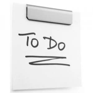 Durable Magnetic clip DURAFIX CLIP (W x H) 60 mm x 17mm Self-adhesive Silver 5 pcs/pack 5 pcs 470523