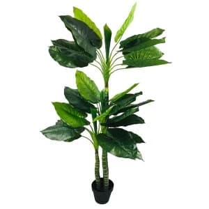 Artificial Taro Tree With 3 Trunks 150cm
