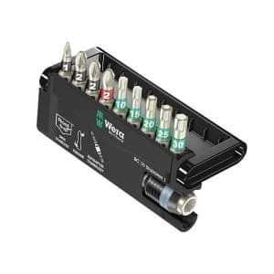 Wera Bit-Check 10 Stainless 1 SB Set, 10 Piece - Carded