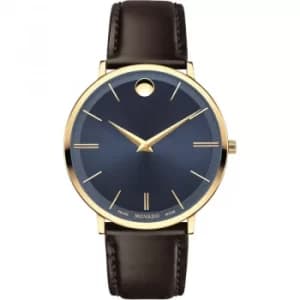 Mens Movado Ultra Slim Watch 0607088