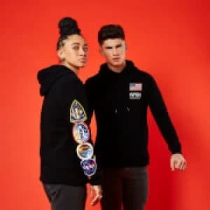 NASA Mission Unisex Hoodie - Black