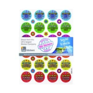 Fun Stickers 585 Ask Me Why A5 (Pack of 15) Mars 1914