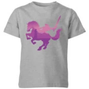 Nintendo The Legend Of Zelda Silhouette Kid's T-Shirt - Grey - 11-12 Years