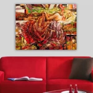 42042493_70100 Multicolor Decorative Canvas Painting