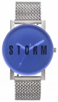 STORM New Blast Mesh Blue Steel Mesh Bracelet Blue Watch
