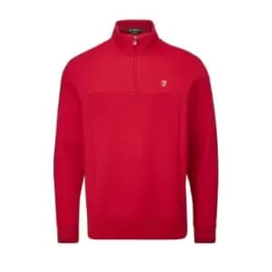 Farah Golf Mid Layer - Red