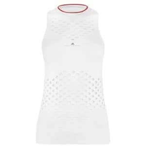 adidas Barricade Perforated Tank Top Ladies - White