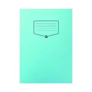 Silvine Recycled Exercise Book 7mm Square 64 Pages A4 Blue (Pack of 10) EXRE104