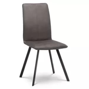 Julian Bowen Monroe Fabric Dining Chairs - 2pk