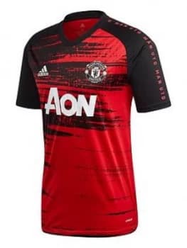 Adidas Mens Manchester United 20/21 Pre Match T-Shirt