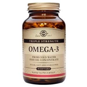 Solgar Triple Strength Omega 3 Softgels 100 Softgels