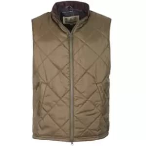 Barbour Mens Finn Quilted Gilet Olive Large