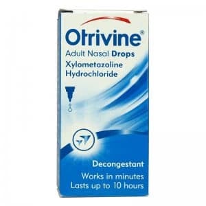 Otrivine Adult Nasal Drops 10ml