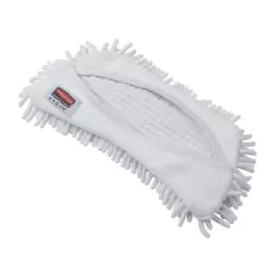 Rubbermaid Flexi Frame microfibre covers, for dry/wet cleaning, pack of 12, white