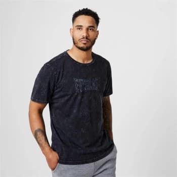 Everlast Boxy Acid Wash T-Shirt - Black Acid