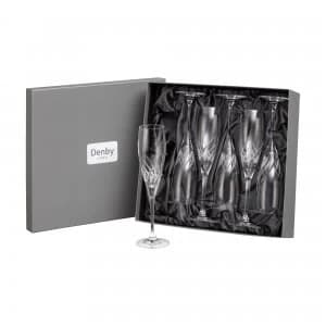 Rio Leadless Crystal Champagne Flute Pack Of 6