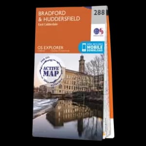 Map of Bradford & Huddersfield