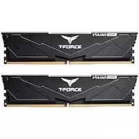 TeamGroup Vulcan 16GB (2X8GB) DDR5 PC5-41600C40 5200MHz Dual Channel Kit - Black (FLBD516G5200HC40CDC016)