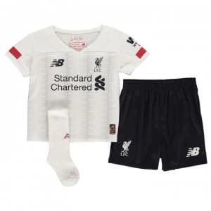 New Balance Liverpool Away Mini Kit 2019 2020 - White
