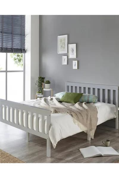 Atlantic Bed Frame in Grey