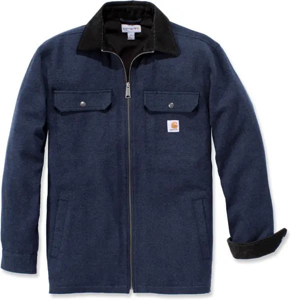 Carhartt Rain Defender Pawnee Zip Shirt, blue, Size XL