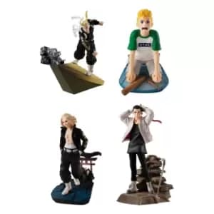 Tokyo Revengers Petitrama Series Trading Figure 8cm Toman Heroic Scenes Assortment (4)