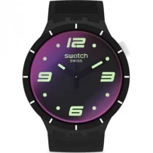 Unisex Swatch Futuristic Black Watch