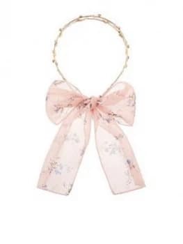 Monsoon Girls Wrapped Ribbon Scarf Alice - Multi