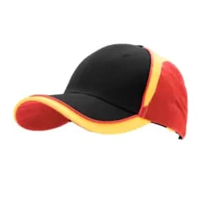Result Unisex National Flags Baseball Cap (One Size) (German Colours)