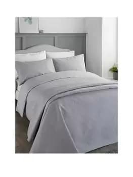 Serene Kinsley Silver Super-King Duvet Cover Set