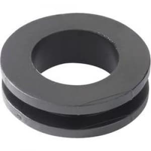 Cable grommet Terminal max. 14mm PVC Black