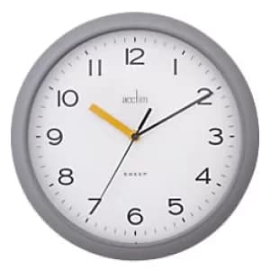 Acctim Clock 22857 29 x 29 x 6.8 x 29cm Pigeon Grey
