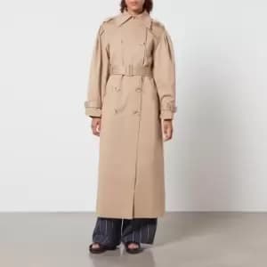 Aligne Julia Stretch-Cotton Gabardine Maxi Trench Coat - EU 36/UK 8